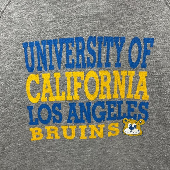 Vintage Y2K UCLA Bruins Hoodie Gray Jansport Large Pullover Sweatshirt Graphic - Picture 12 of 12
